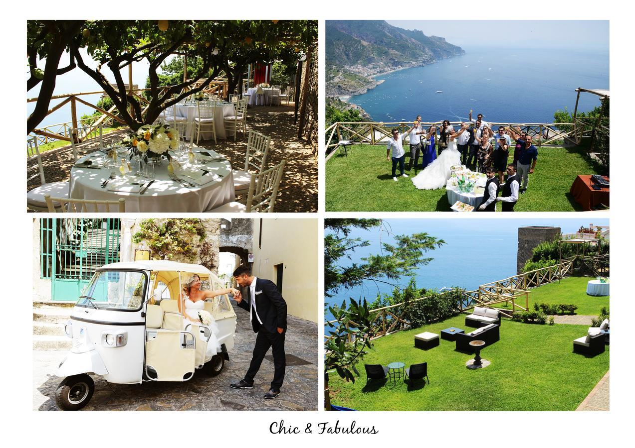 Sea View Villa In Ravello With Lemon Pergola, Gardens And Jacuzzi - Ideal For Elopements Exteriér fotografie