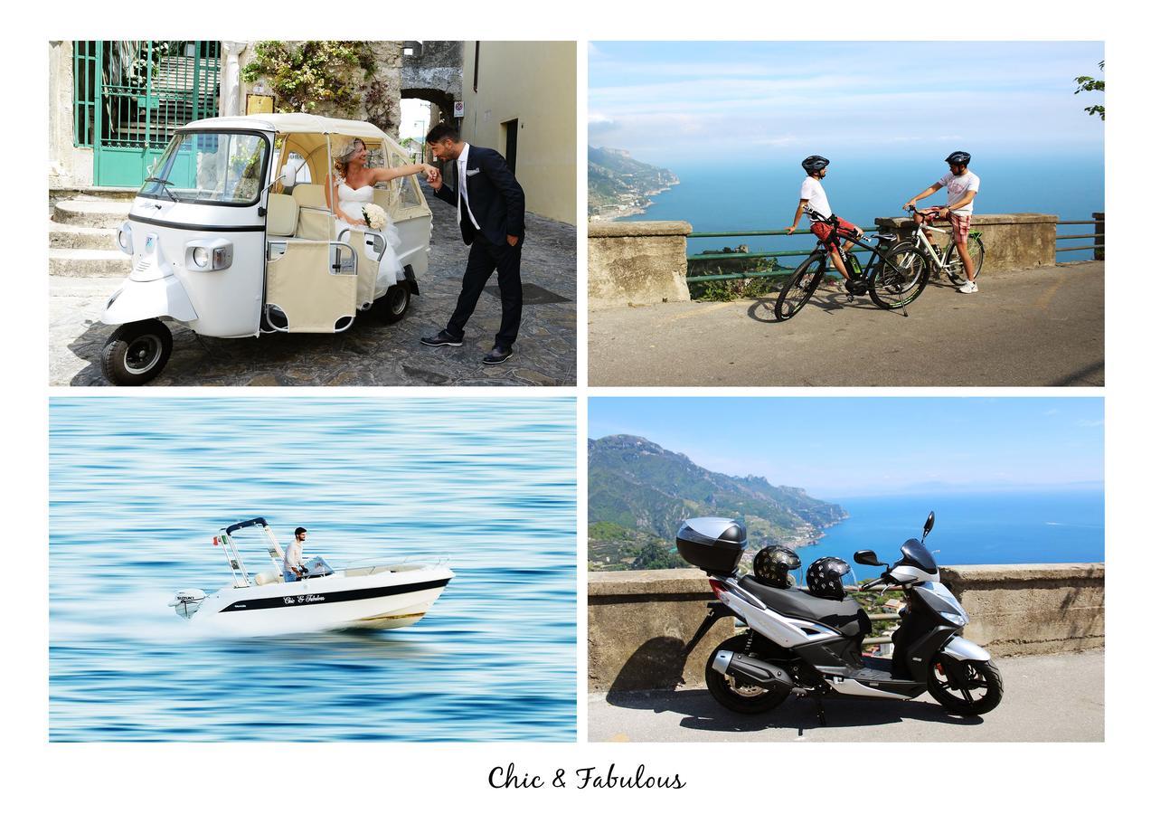 Sea View Villa In Ravello With Lemon Pergola, Gardens And Jacuzzi - Ideal For Elopements Exteriér fotografie