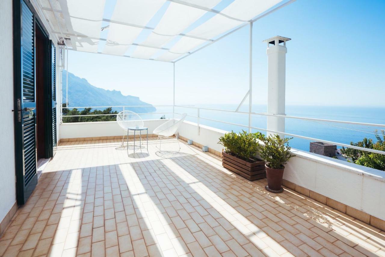 Sea View Villa In Ravello With Lemon Pergola, Gardens And Jacuzzi - Ideal For Elopements Exteriér fotografie